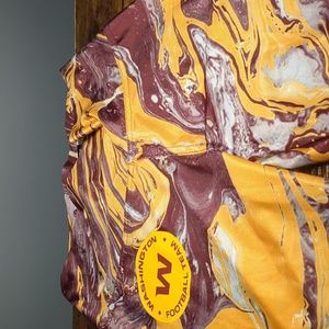 Washington Football Team NFL team Apparel women's small Zubaz leggings Zebra new